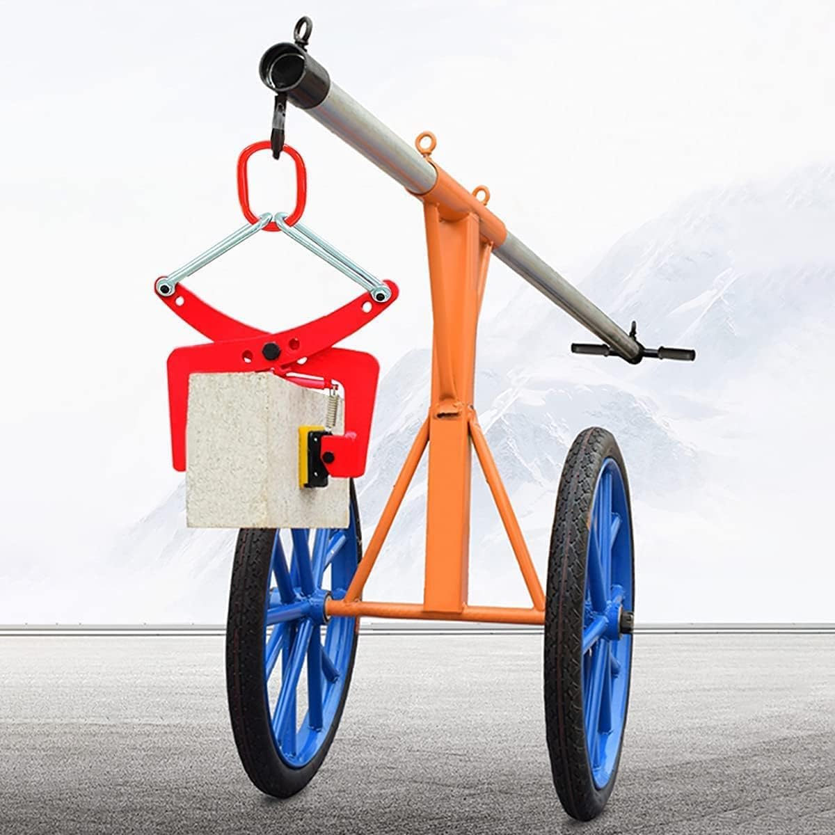6in Stainless Steel Lifting Clamps, Heavy-Duty Vertical Plate Lifter for Steel & Stone Transport, Durable Lifting Tools for Safe Handling of Heavy Plates