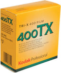Kodak 106 7214 Tri-X 400TX Professional ISO 400, 35mm, Black and White Film 100-Feet Roll (Yellow)