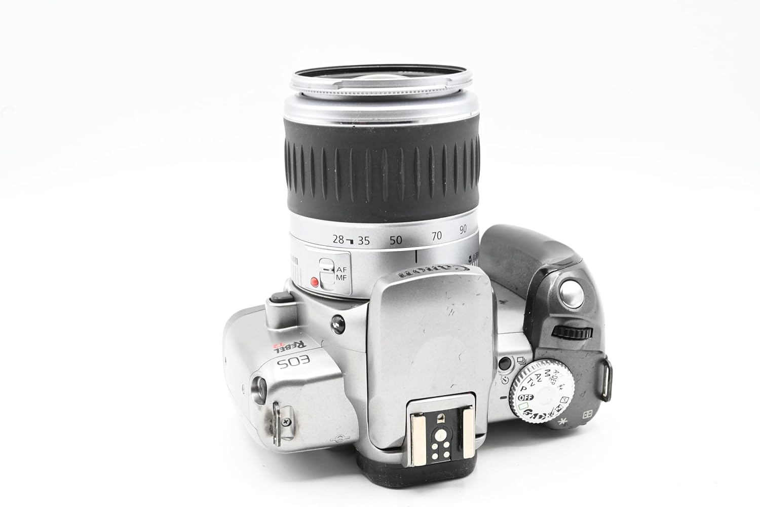 Canon Rebel T2 35mm Film SLR Camera With Auto Focusing EF Mount Zoom Lens (Renewed)
