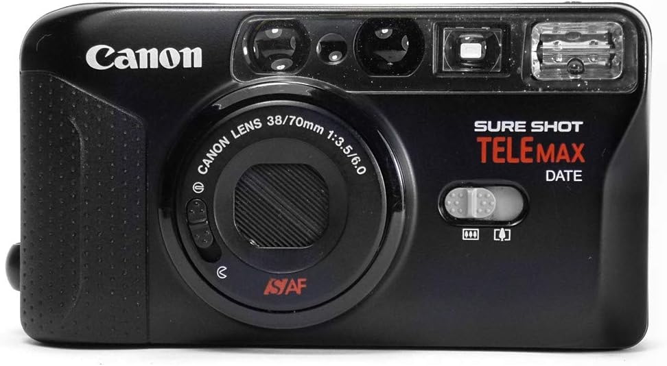 Canon Sure Shot 35MM TELEmax Point and Shoot Film Camera with 38-70MM Lens Camera (Renewed)