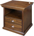 Casual Home Lincoln Nightstand Compartment, Concealment Furniture, Mocha