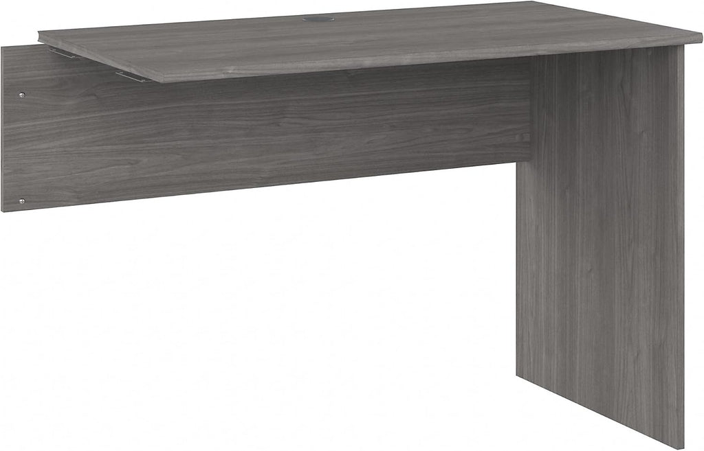 Bush Home Cabot 42W Shell Desk Return in Modern Gray