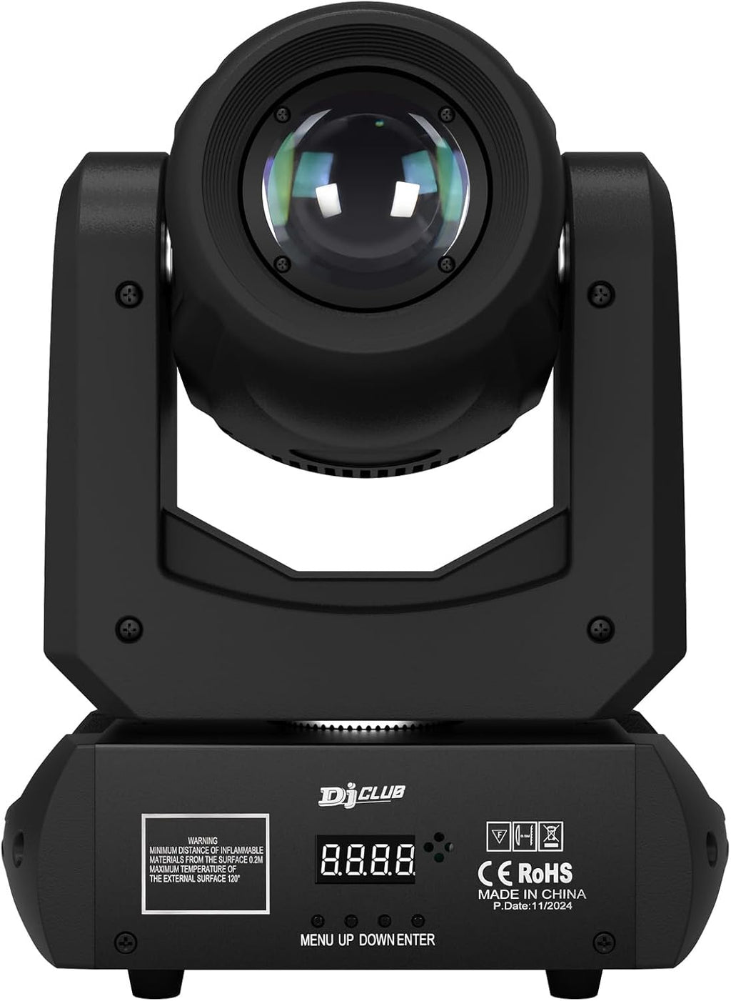 100W LED Moving Head Lights Beam 14Gobos 11Colors 8 Face Roto Prism Super Bright Silent Cooling System Dj Disco Light Spotlight Stage Light for Wedding Party Church Live Show Club (2 Pack)