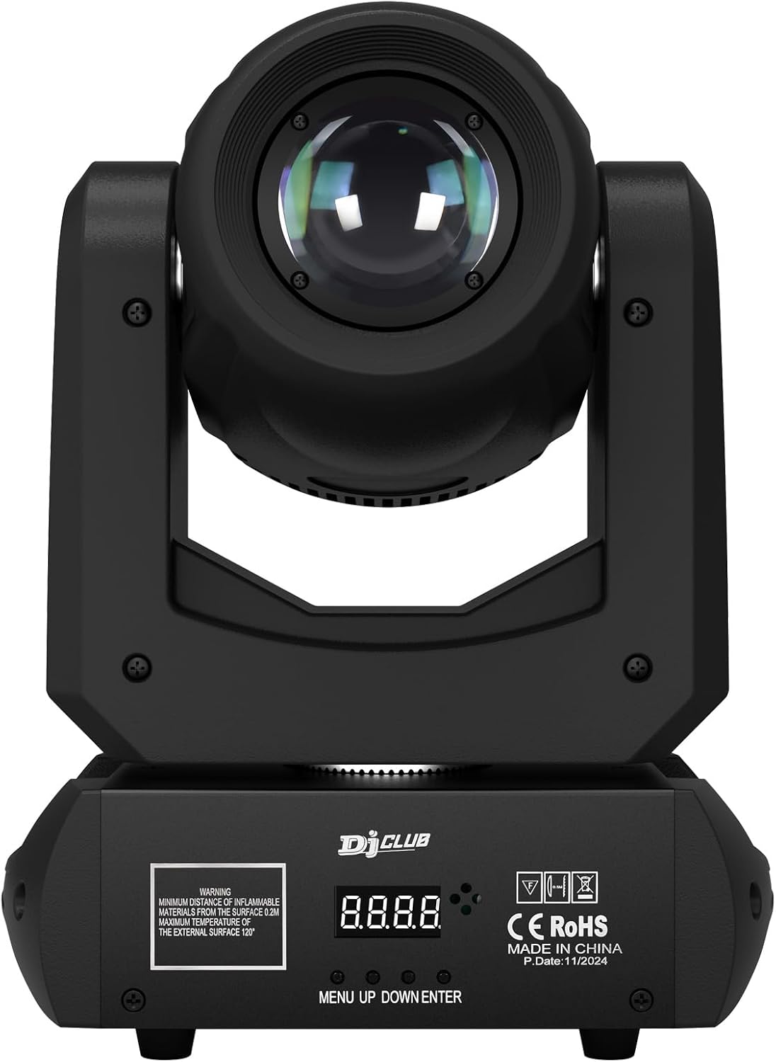 100W LED Moving Head Lights Beam 14Gobos 11Colors 8 Face Roto Prism Super Bright Silent Cooling System Dj Disco Light Spotlight Stage Light for Wedding Party Church Live Show Club (2 Pack)