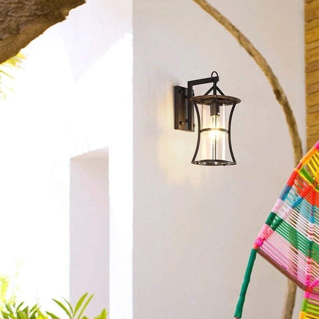 Black Porch Wall Lights, LED Solar Landscape Spotlights Wall Lamp, Modern Patio Lights Fixture Wall Sconce,for Garage, Entryway, Hallway, Garden