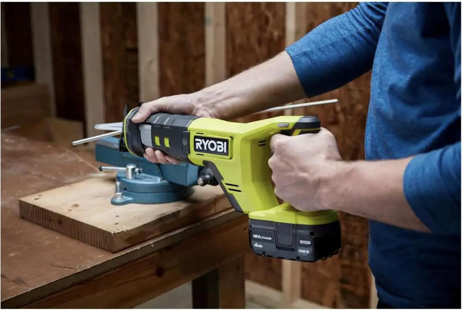 18V Reciprocating Saw Kit with 2 Batteries, Charger & Bag