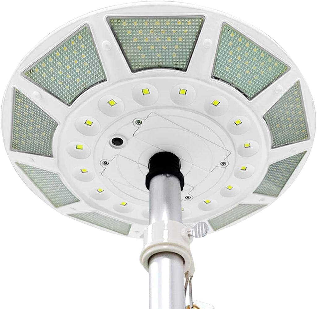 Flag Pole Light Solar PoweredOutdoor Dusk to Dawn 266 led Light 4200lm Super Bright Flagpole Lights for Most 15 to 25 Ft In-Ground Flag Poles (White)