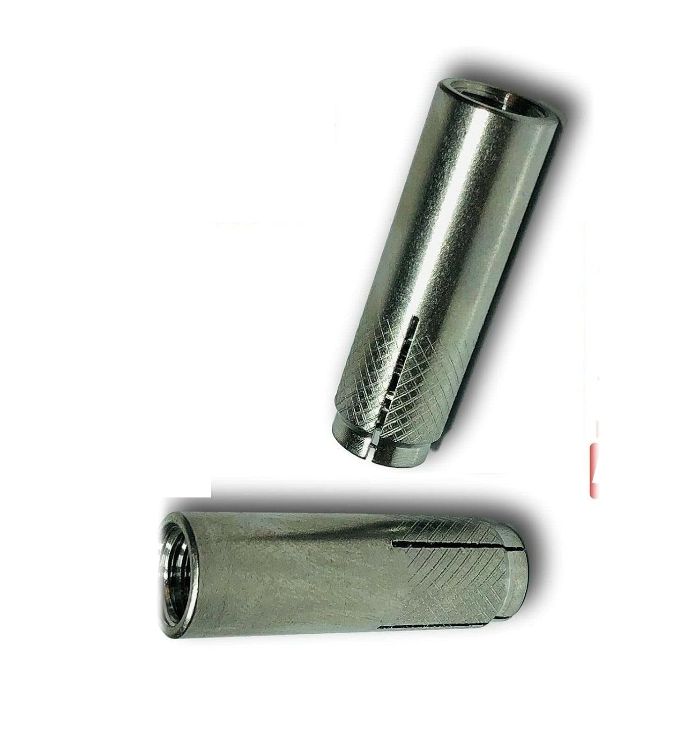 KolotovichTool Pack of 100, 1/4-20 Drop-in Concrete Expansion Anchor 3/8 Drill Stainless Steel 304 Fastener Kit Bolt Set RE-6594DD