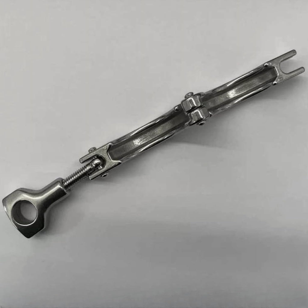 1PCS 10' Single Pin Heavy Duty Tri Clamp Stainless Steel 304 sanitary tube fittings with Wing Nut for Ferrule TC Clamps(11IN)