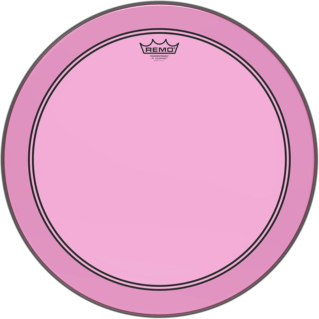 Remo Powerstroke P3 Colortone Purple Bass Drumhead, 24'