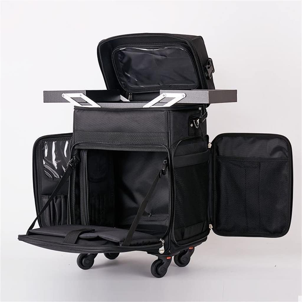Ladies Trolley Cosmetic Bag Box Nail Art Makeup Tool Suitcase Multifunctional Luggage