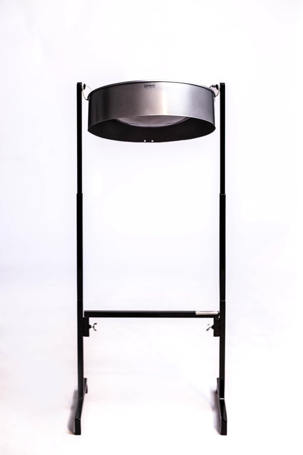 Panland Mini Tenor Steelpan (Steel Drum) Authenthic Intermediate Step to Full Tenor Pan (17 Notes - Chromatic Scale (C5–E6) - SILVER