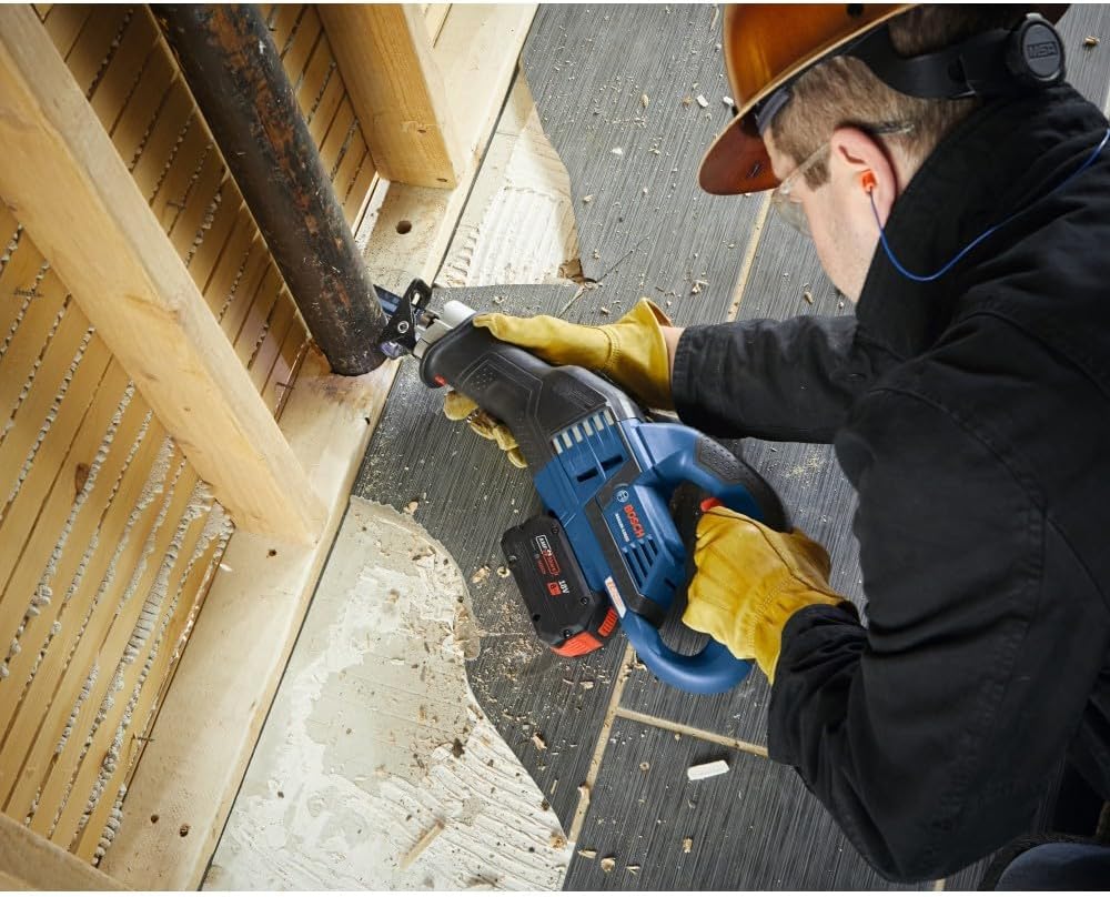 BOSCH GSA18V-125N 18V EC Brushless 1-1/4 In.-Stroke Multi-Grip Reciprocating Saw (Bare Tool)
