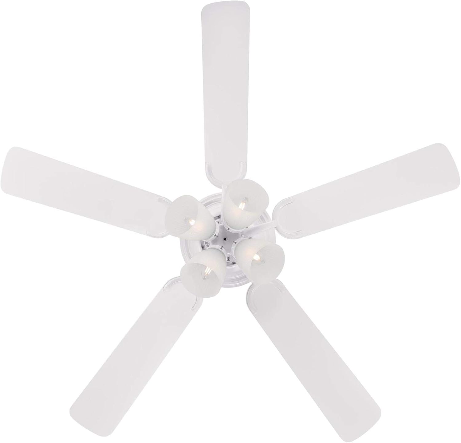 Westinghouse 7232300 CONTEMPRA IV Indoor Ceiling Fan with Light, 52 Inch, WHITE