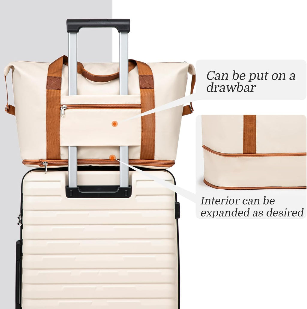 Cosbarn Luggage Sets 5 Piece Suitcases with Wheels, Suitcase Set ABS Hard Case Luggage with Spinner Wheels Durable Travel Luggage