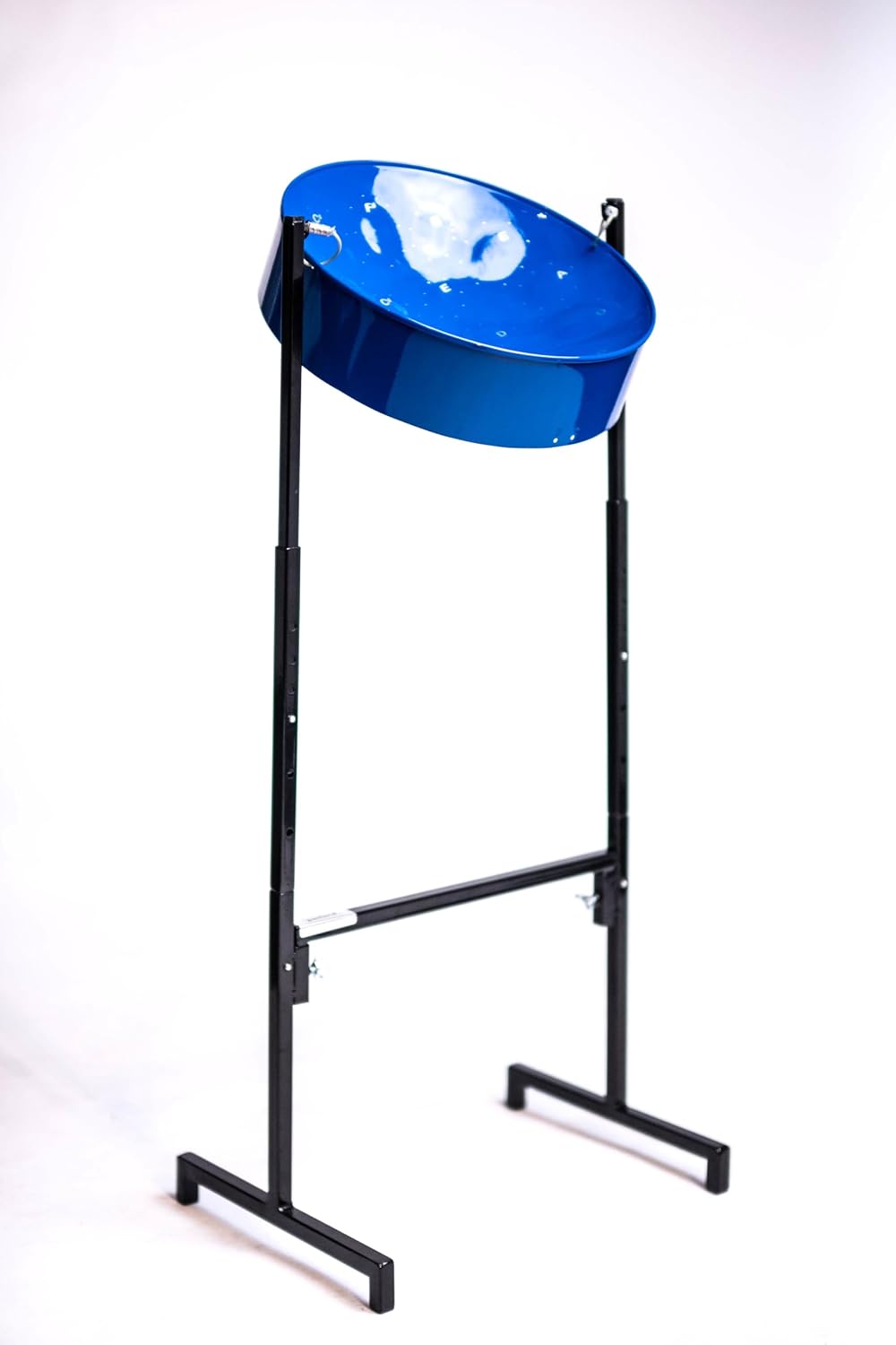 Panland Mini Tenor Steelpan (Steel Drum) Authenthic Intermediate Step to Full Tenor Pan (17 Notes - Chromatic Scale (C5–E6) - BLUE