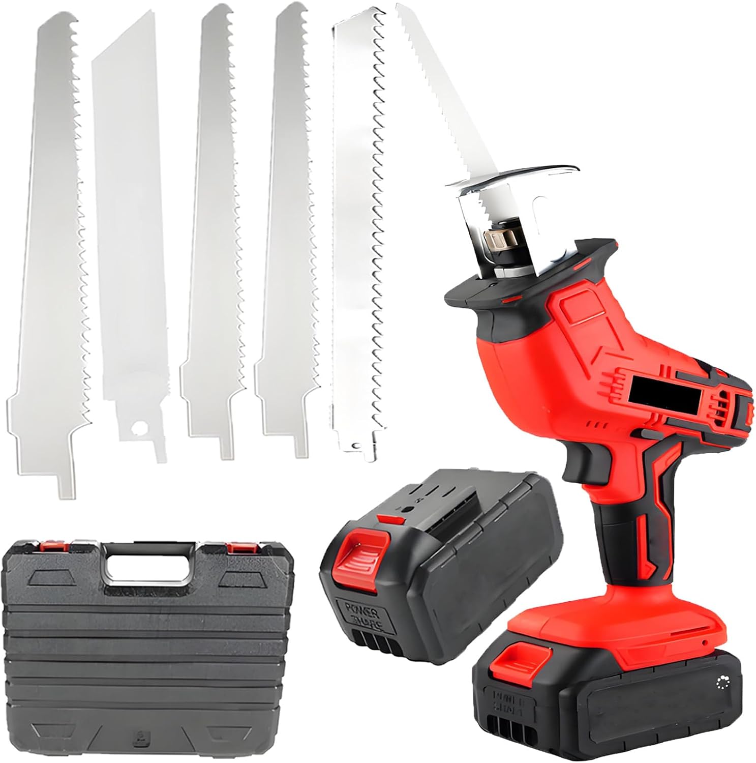 2025 New Cordless Electric Bone Saw,Cordless Professional Butcher Reciprocating Saw - Battery Powered for Commercial and Home Use,Quick Cutting of Meat,Bones,Wood,PVC Bone Saw Kits