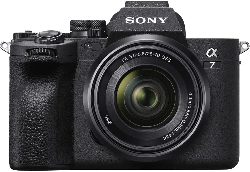 Sony a7 IV Mirrorless Camera Bundle with 28-70mm Lens + 64GB Extreme Pro SD Card + Camera Bag (3 Items)