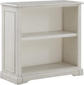 OSP Home Furnishings Country Meadows 2-Shelf Bookcase, Antique White