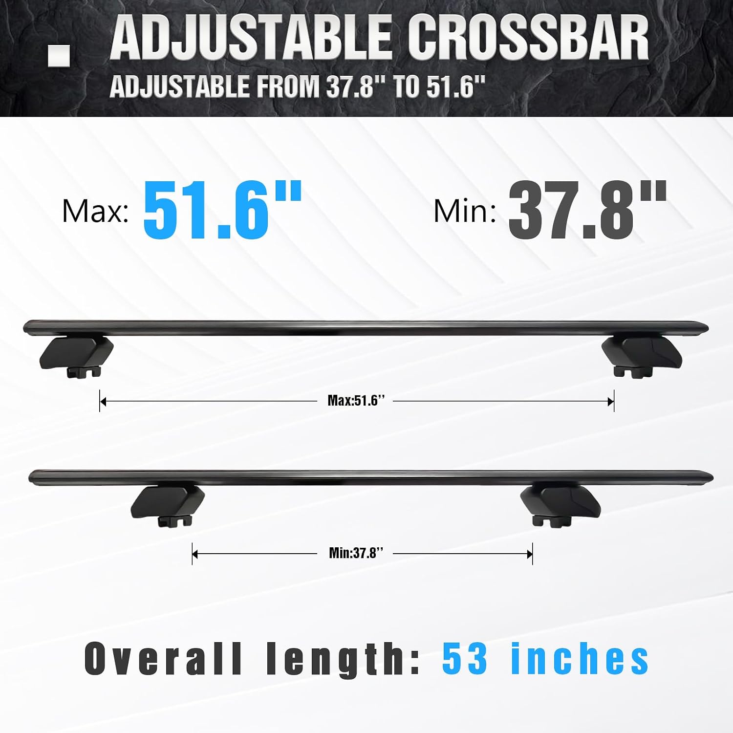 Heavy Duty 300 LBS Roof Rack Cross Bars Compatible with 2019 2020 2021 2022 2023 2024 Kia Telluride with Side Rails, Lockable & Adjustable Cargo Carrier Crossbars Rooftop Luggage Vehicles Suvs