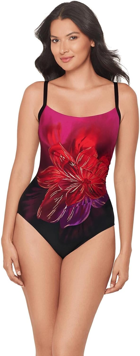 Miraclesuit Women's Swimwear Starr Underwire One Piece Swimsuit