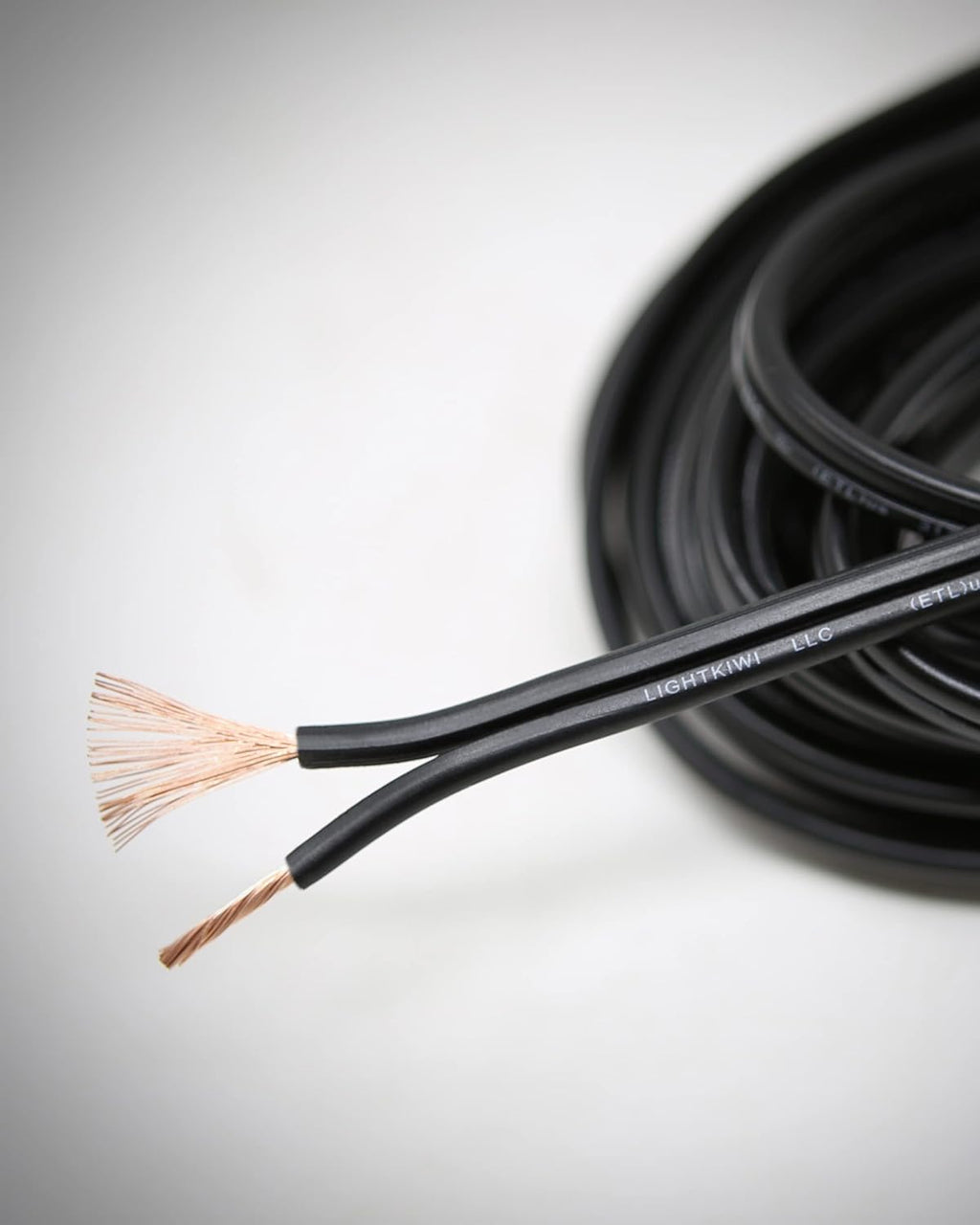 Lightkiwi 12/2 Low Voltage Landscape Lighting Wire - 250 Feet - Copper, Outdoor Direct Burial Wire - Under Ground Stranded Electrical Cable for Spotlight, Pathway Light and LED Lights - ETL Listed