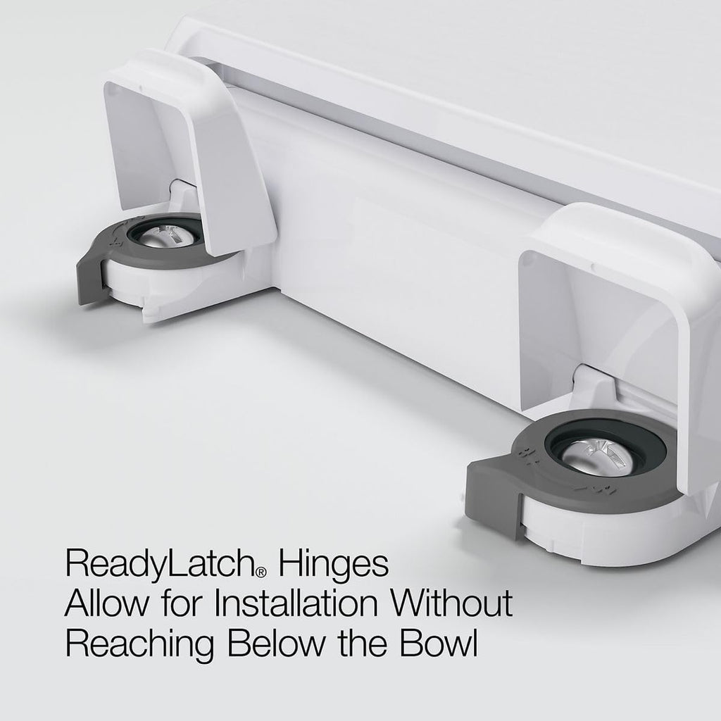 KOHLER 4639-RL-NY Cachet ReadyLatch Round Toilet Seat Soft Close, Dune (Pack of 2)