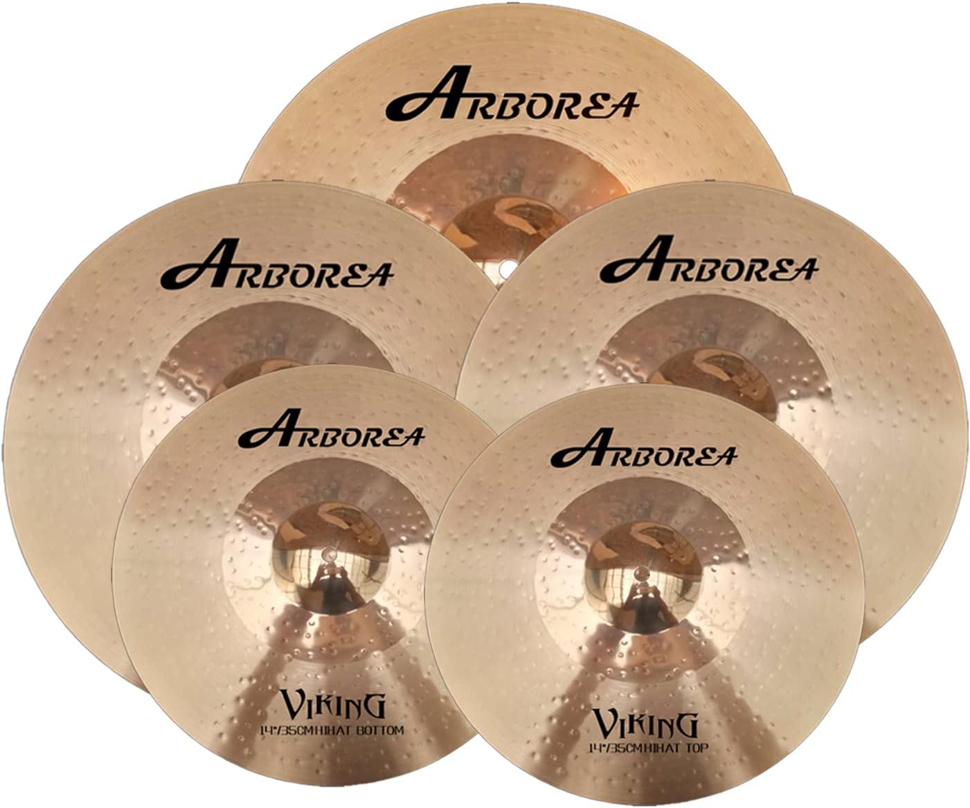 Arborea Viking B10 Drum Cymbal Pack - 14'/16'/18'/20' 5 Pcs