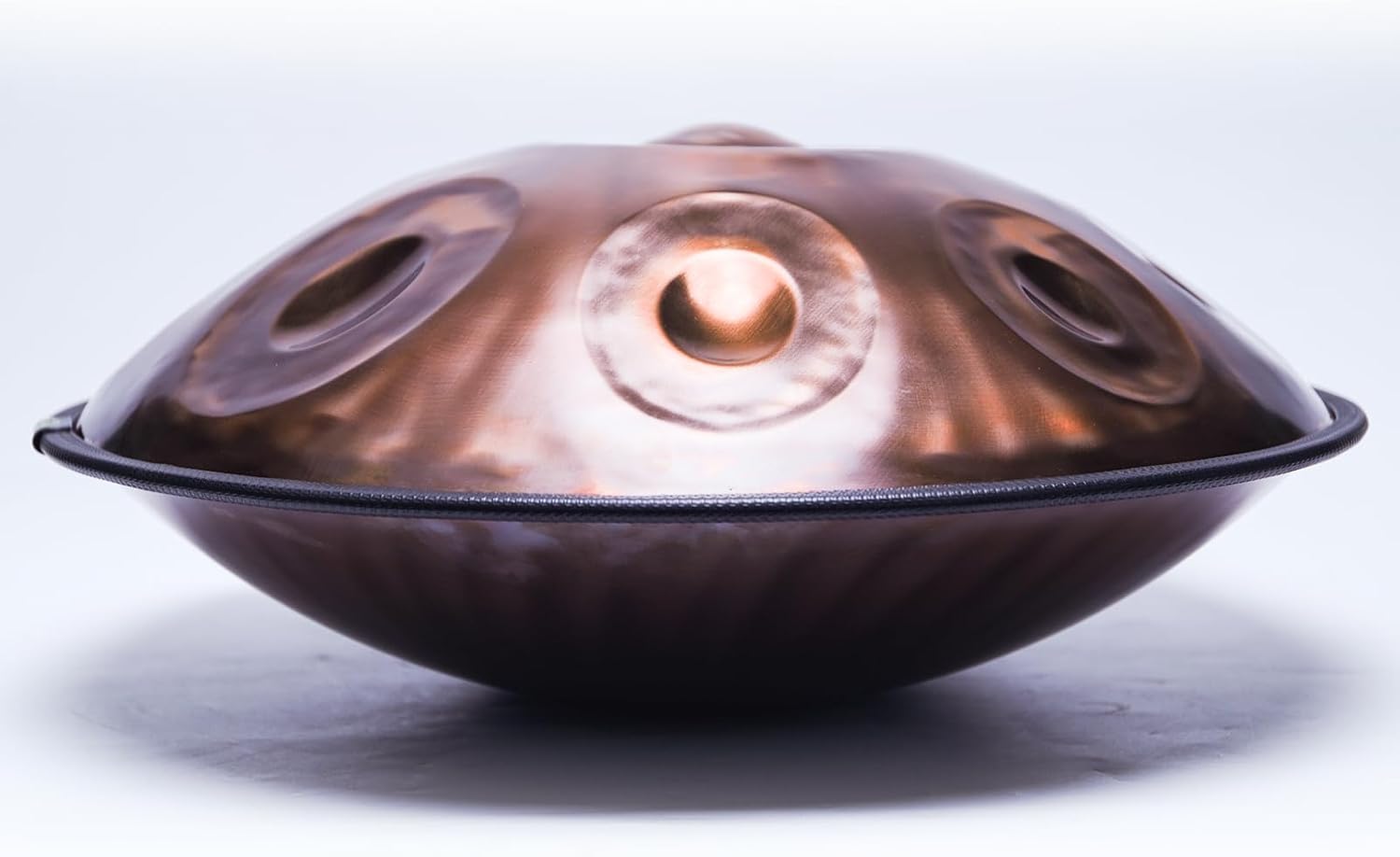'SINGOFIRE' New Upgrade Advanced Handpan Drum, Ember Steel Handpan, 10-Notes with Bag, 22-Inch 440Hz D Minor Kurd, Telescopic Drum Stand, Copper Glow Pupil