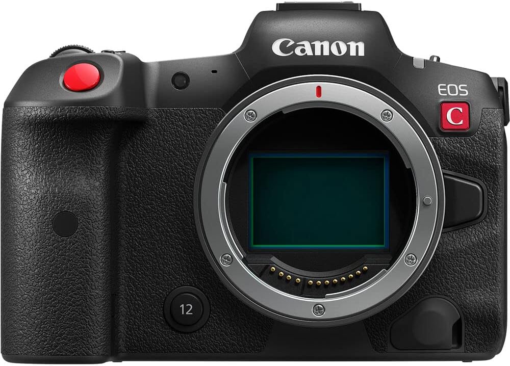 Canon EOS R5 C Mirrorless Cinema Camera 45MP Full Frame 8K RAW Video Dual Pixel AF Hybrid Photography Filmmaking Camera (5077C002) + Canon RF 70-200mm Lens + Adapter EF-EOS R + LP-E6P Battery + More