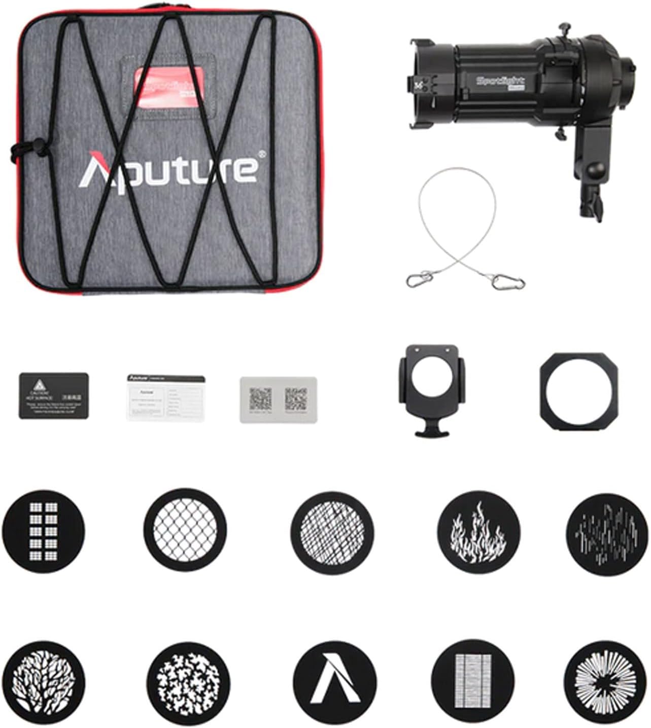 Aputure Spotlight Mini 36° Lens Kit Projection Lens Modifier for Storm 80c