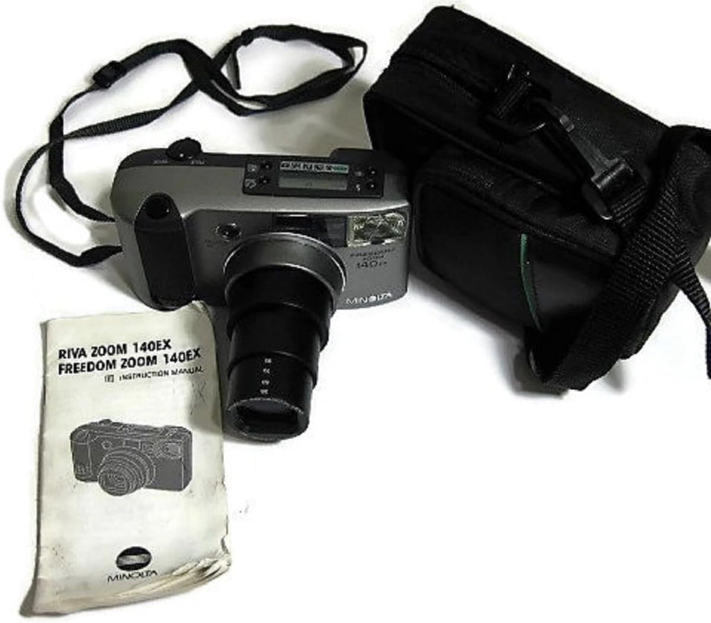 Minolta Freedom Zoom 140 35mm Point and Shoot film camera (Renewed)