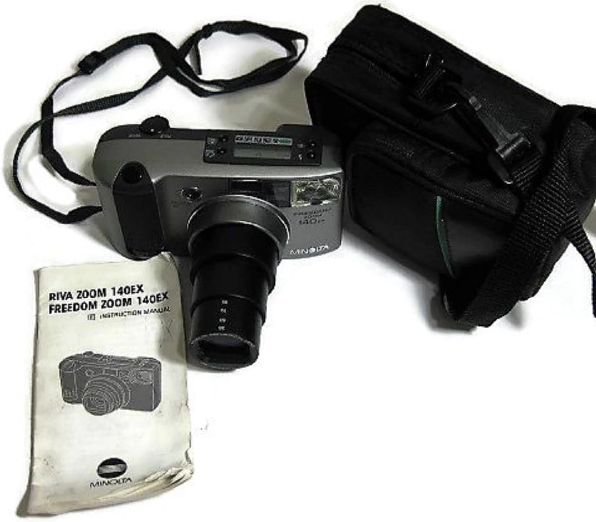 Minolta Freedom Zoom 140 35mm Point and Shoot film camera (Renewed)
