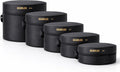 Gearlux 5-Piece Drum Bag Set with 10mm Padding for 10' Tom, 12' Tom, 14' Tom, 14' Snare, and 20' Bass Drum