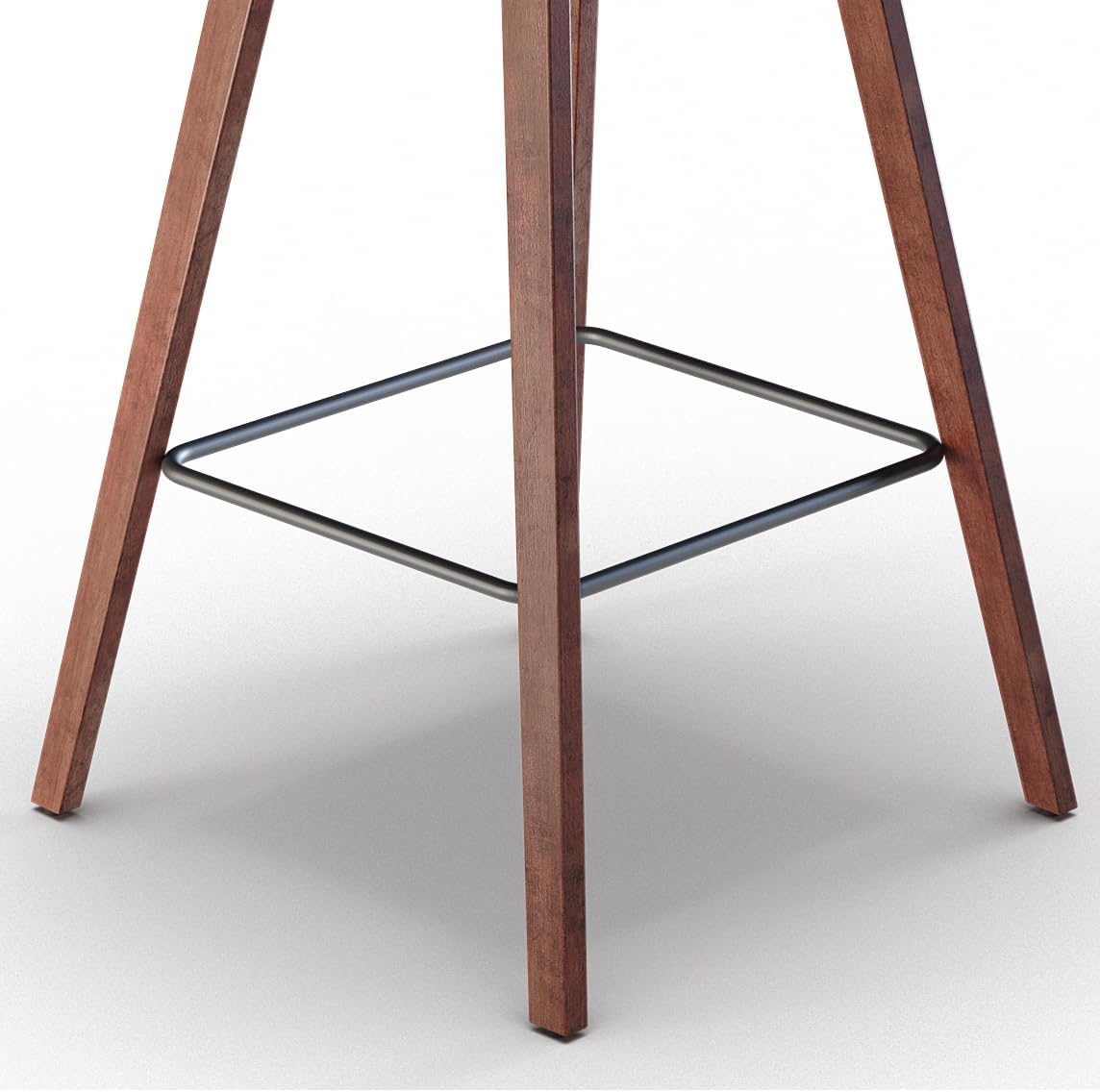 SIMPLIHOME Addy Mid Century Modern 26 Inch Counter Stool (Set of 2) in Distressed Brown Vegan Faux Leather, For the Dining Room and Kitchen