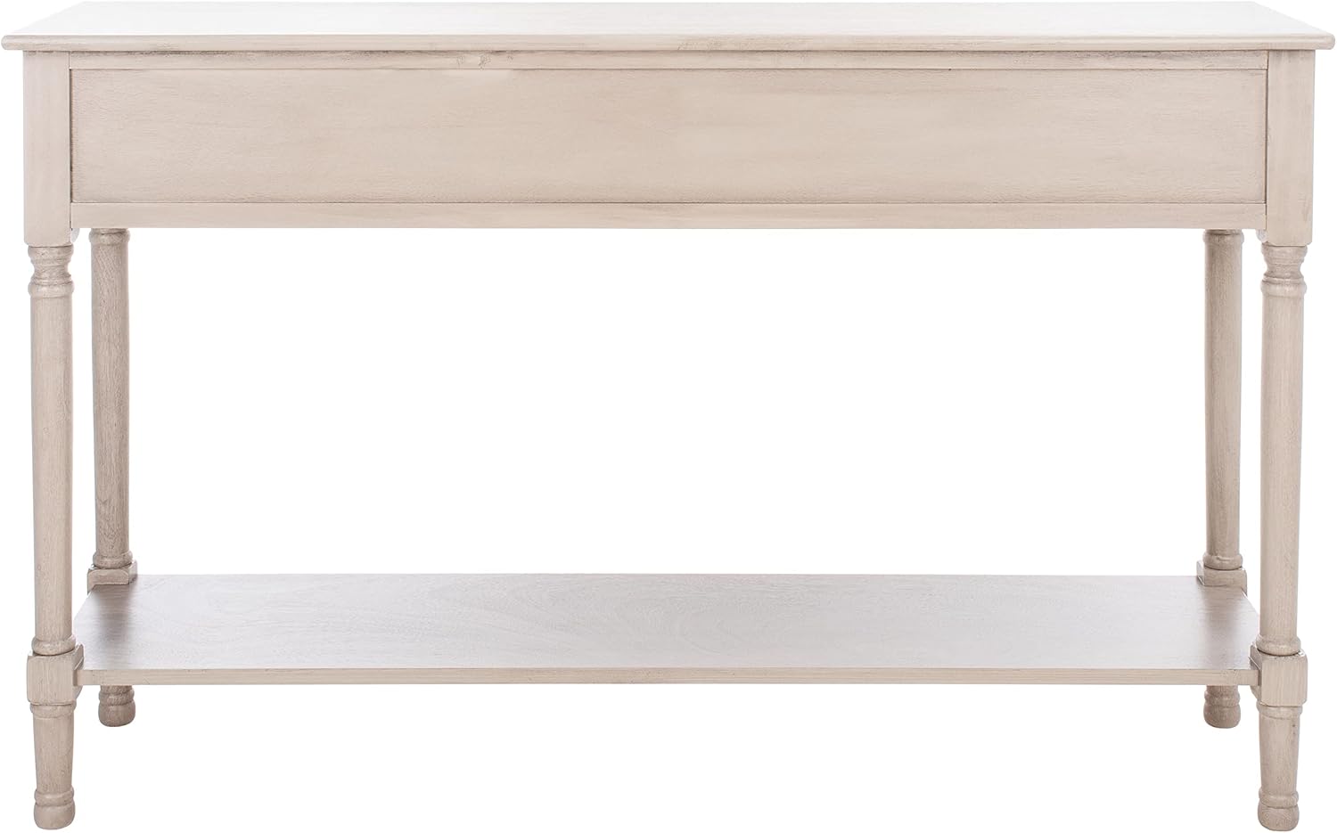 SAFAVIEH Home Collection Peyton Greige 3-Drawer Lower Shelf Console Table CNS5705D