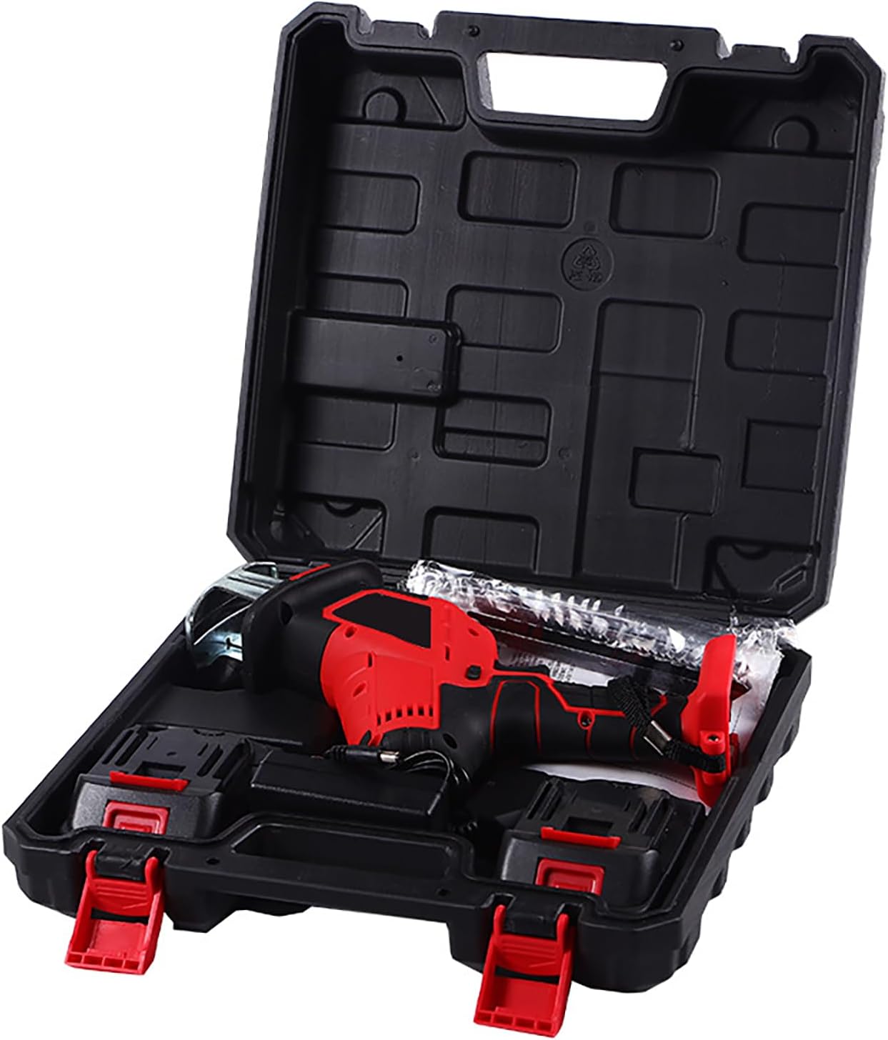 Cordless Reciprocating Saw - All Purpose Saw, 1/2 Battery And Charger, 2 Saw Blades, Variable Speed, For Easy Cutting Of Wood And Metal (1 battery)