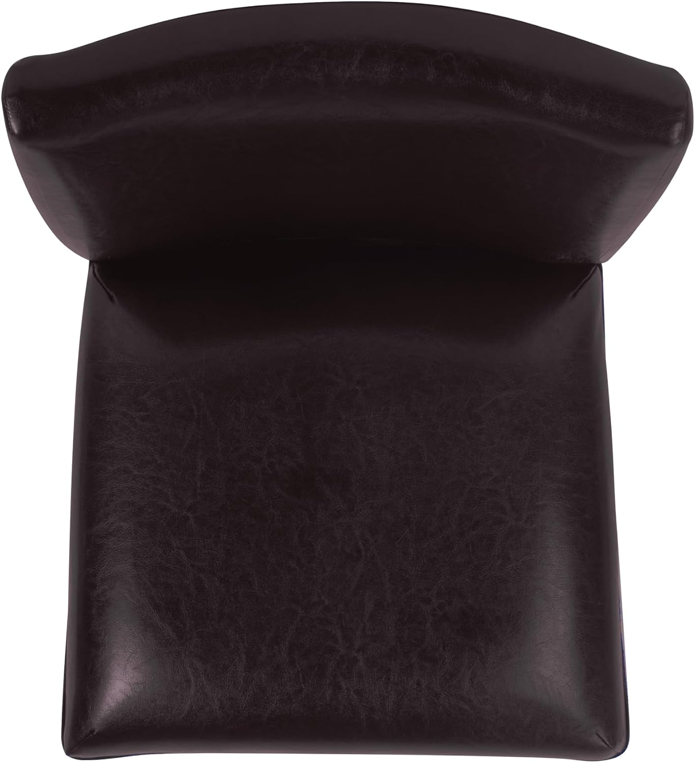 HomePop Counter Stool, 29-Inch, Dark Brown Faux Leather