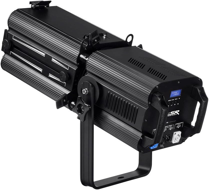 Monoprice COB LED Ellipsoidal Stage Spotlight - RGBW, 180-Watt, Adjustable Manual Zoom (17-50 Degree Beam Angle) Stage Right Series