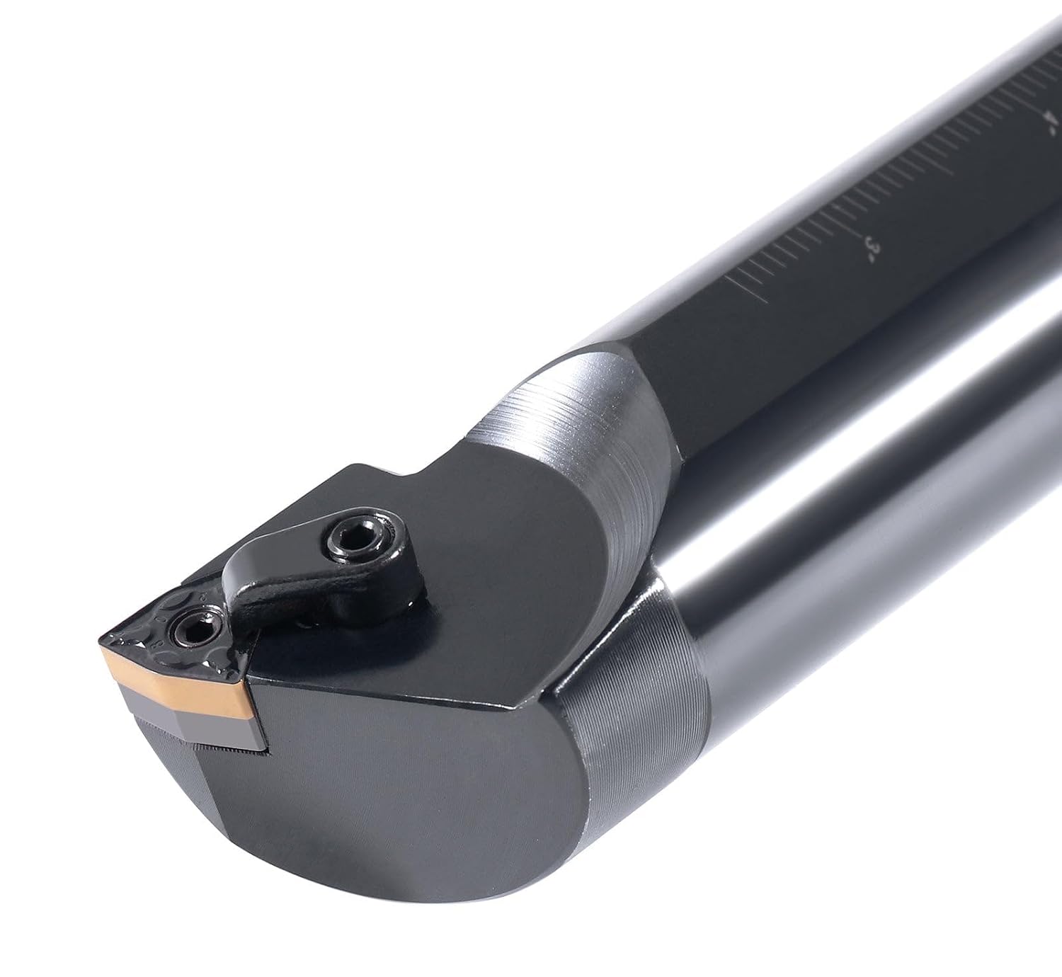 Accusize 1-1/2' x 14' OAL LH S-MWLN Heavy-Duty Boring Bar, 0028-1976 | Left Hand, 1-1/2' Shank, 14' OAL, 2' Min Bore, WNMG43 Carbide Insert, Oxide Body