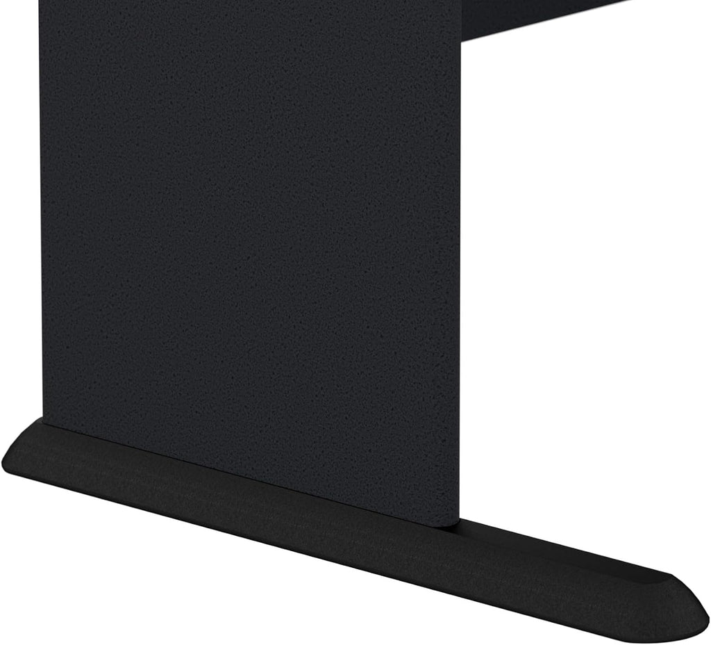 Bush Business Furniture Series A 60W Computer Desk in Hansen Cherry and Galaxy, Large Office Table for Home or Professional Workspace