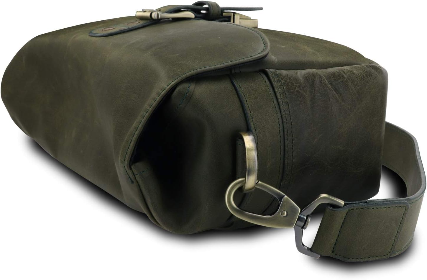MegaGear Torres Genuine Leather Camera Messenger Bag for Mirrorless, Instant and DSLR Cameras