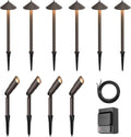 Malibu C Landscape Lighting Kit with 150W Low Voltage Outdoor Transformer & 12V Halogen 6PK 10W Bronze Pathway Lights & 4PK Metal 20W Flooding Lights/Spotlights Warm White & 75Feet #16 Wire for Patio