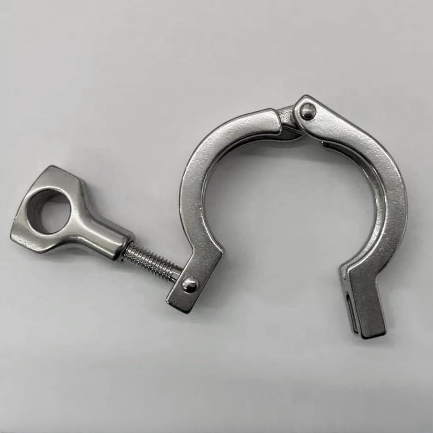 1PCS 10' Single Pin Heavy Duty Tri Clamp Stainless Steel 304 sanitary tube fittings with Wing Nut for Ferrule TC Clamps(9IN)