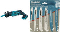 Makita XRJ01Z 18-Volt LXT Lithium-Ion Cordless Compact Reciprocating Saw (Tool Only, No Battery) with 6-Piece Recipro Blade Assortment Pack