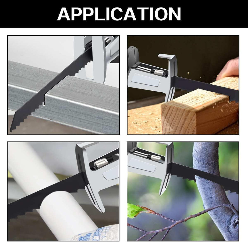 88V Cordless Reciprocating Saw Handsaw Saber Saw Multifunction Saw for Metal Wood Pipe Cutting Saw with 4 Blades Kit,2 Batteries