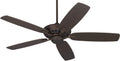 Casa Vieja 52' Journey Rustic Farmhouse Indoor Ceiling Fan with Remote Control Oil Rubbed Bronze for Living Kitchen House Bedroom Family Dining Home Office Kids Room