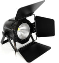 200W COB 2-in-1 LED Stage Light Blinder DMX-512 DJ Spotlight with Barn Doors - Warm & Cold White Light for Stage, Party, Wedding, Church, Theater, Photo Studio