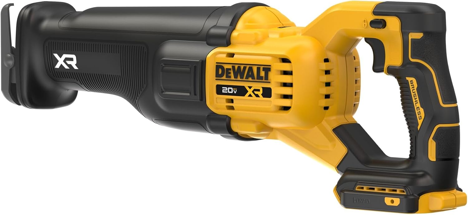 DEWALT 20V MAX* XR Brushless Cordless Reciprocating Saw (Tool Only) (DCS384B)