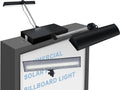 Solar Sign Lights Outdoor, 420 led 2600 Lumen Solar Sign Light, 12000 mAh Billboard Lighting for Bussiness, Real Estate, Shop, Bus Stop, HOA, Highway Signs, Commercial, Black
